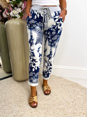 The Hannah - Paisley Print Joggers