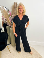 The Pamela - Tie Waist Jumpsuit