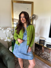The Elise- Lime Knit Cardigan