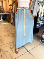 The Priya - Maxi Skirt with Rope Belt
