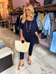 The Kira- Crossover Necklace T-Shirt