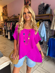 The Kira- Crossover Necklace T-Shirt