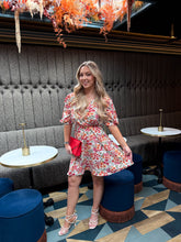 The Paulina - Floral Puff Sleeve Mini Dress