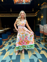 The Havana - Floral & Paisley Print Maxi Dress