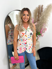 The Codi - Abstract Print Vest Top