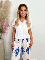 The Perrie - Front Tie Shirt