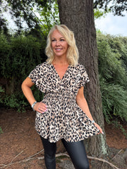 The Avani - Leopard Print Floaty Top