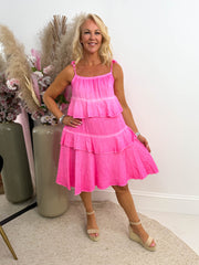 The Maisie - Tiered Cheesecloth Dress