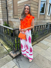 The Alessia - Floral Print Wide Leg Trousers