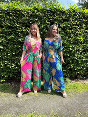 The Edith - Palm Leaf Jumpsuit