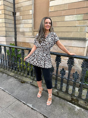 The Avani - Leopard Print Floaty Top