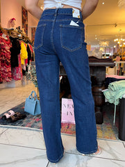 The Gem - Diamante Straight Leg Jeans