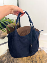 The Gemma - Tassel Suede Slouch Bag