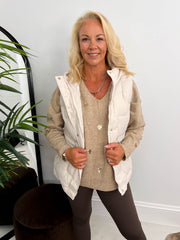 The Kathy - Quilted Puffer Gilet