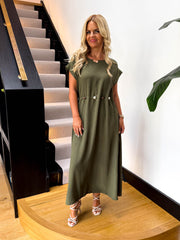 The Janette - Dress with Beaded Waist