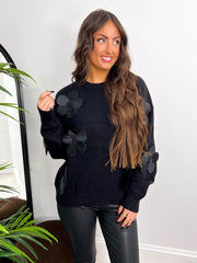 The Jennie - 3D flower Knit