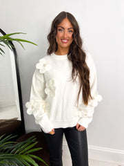 The Jennie - 3D flower Knit