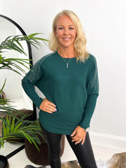 The Alice - Diamanté Shoulders Knit