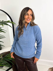 The Jemma - Knitted Quarter Zip