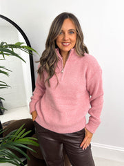 The Jemma - Knitted Quarter Zip