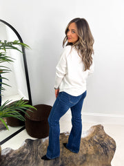 The Kathleen - Swirl Diamanté Knit
