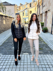 The Penny - Knitted Sleeve Padded Jacket