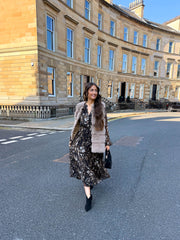 The Nicole - Sheer Sleeve Maxi Dress