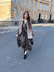 The Kelsey - Taupe Faux Fur Gilet