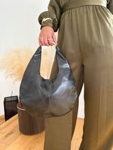 The Yasmine - Faux Leather Gold Handle Bag