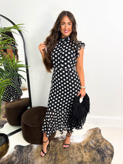 The Maya - Polka Dot Midi Dress