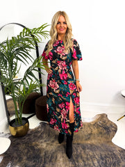 The Joanna - Floral Midi Dress