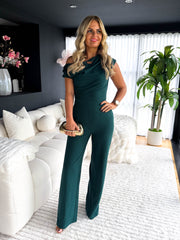 The Alessia - Forrest Green Jumpsuit