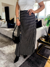 The Cassandra - Polka Dot Satin Skirt