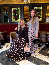 The Betty - Knitted Top Polka Dot Dress