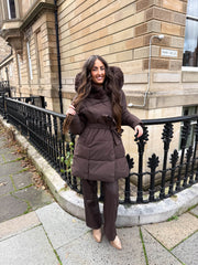 The Tina - Faux Fur Hood Wrap Jacket