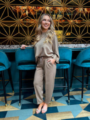 The Aria - Diamante Carrot Leg Two Piece