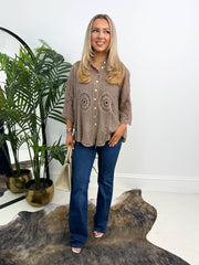 The Tonya - Broderie Anglaise Shirt