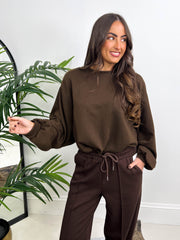 The Danny - Bubble Hem Sweatshirt