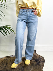 The Belle - Bow Detailing Straight Leg Jeans