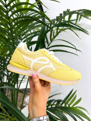 The Sammy - Embroidered Waffle Knit Trainers