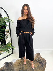 The Juliet - Belted Culotte Trousers