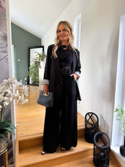 The Katie - Blazer with Pinstripe Cuffs