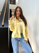 The Tabby - Pastel Tie Waist Bomber Jacket