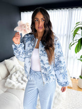 The Olivia- Floral Printed Bomber