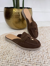 The Lorena - Gold Detail Loafer Mules