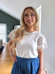 The Harley - Embroidered Sleeve T-Shirt