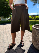 The Luna - Belted Linen Culottes