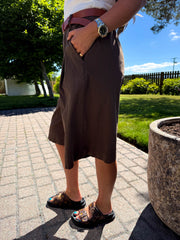The Luna - Belted Linen Culottes