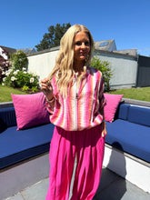 The Leah - Zig Zag Print Bomber Jacket