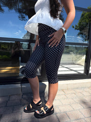 The Kendall - Polka Dot Capri Trouser